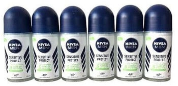 Nivea MEN Sensitive Protect Deo Roll On 6 x 50 ml