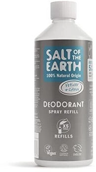 Salt of the Earth Natural Deodorant Spray Refill Vetiver & Citrus 500ml