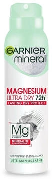 Garnier Mineral Spray Deodorant Magnesium Ultra Dry 72h 150ml