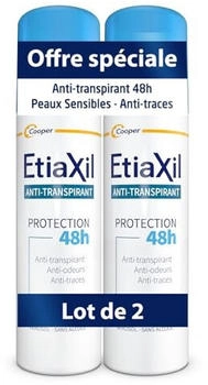 EtiaXil Anti-Transpirant Deodorant 48h Schutz Empfindliche Haut Aerosol Duopack 2x150ml
