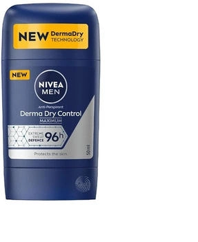 Nivea MEN Derma Dry Control festes Antitranspirant 50 ml