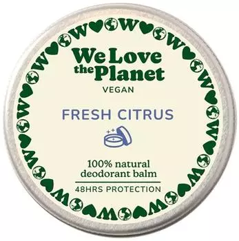 We Love The Planet Deocreme Fresh Citrus (35g)