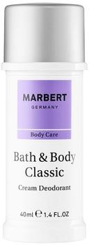 Marbert Bath & Body Classic Cream Deodorant (40 ml)