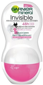 Garnier Woman mineral Invisible Black & White Anti-Transpirant Roll-On (50 ml)