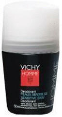 Vichy Homme für empfindliche Haut Deodorant Roll-on (50 ml)