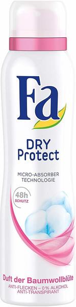 Fa Dry Protect Duft der Baumwollblüte Spray (150ml)