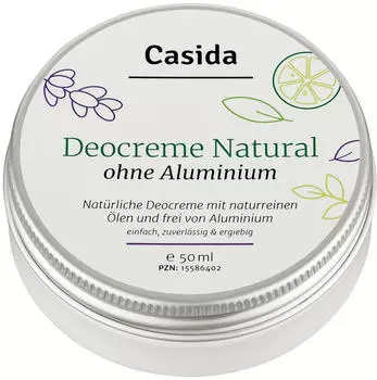 Casida Deo Creme Natural (50 ml)