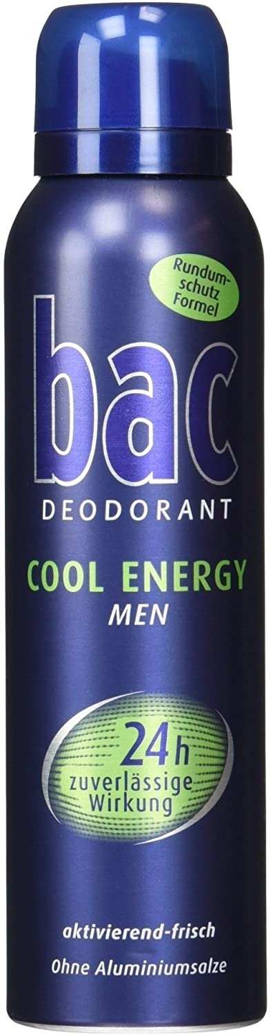 Bac Cool Energy Men Deodorant Spray 150 ml Test Testbericht.de-Note: 70/100  vom (Oktober 2023)