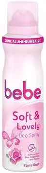 Bebe Soft & Lovely Deo Spray Zarte Rose 150 ml