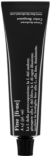 FINE Creme Deodorant Cedar Bergamont Tube (40g)