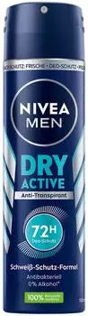 Nivea Men Dry Active Anti-Transpirant Deo Spray (150 ml)