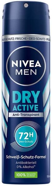 Nivea Men Dry Active Anti-Transpirant Deo Spray (150 ml)