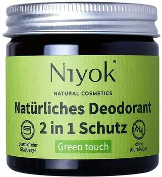 Niyok Nat&uuml;rliches Deodorant 2-in-1 Green touch (40 ml)
