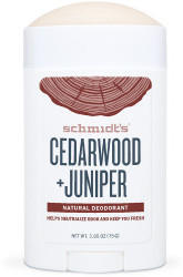 Schmidt's Cedarwood + Juniper festes Deo ohne Aluminiumsalze (75 g)