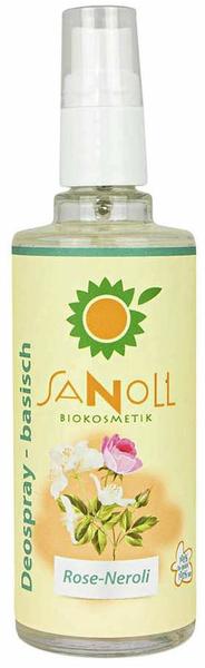 Sanoll Biokosmetik Deospray basisch Rose Neroli Sanoll (100 ml)