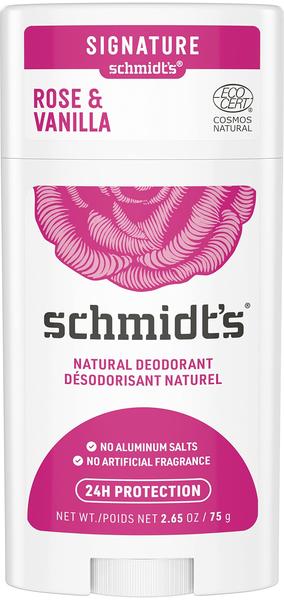 Schmidt's Rose + Vanilla Natural Deodorant (75 g)