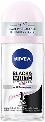 Nivea Black & White Invisible Clear Anti-Transpirant Deodorant Roll-On (50 ml)
