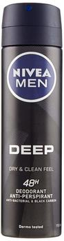 Nivea Men Deep Dry & Clean Antitranspirant-Spray (150 ml)