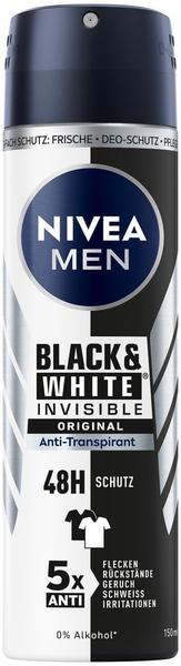 Nivea Men Invisible Black & White Antitranspirant-Spray (150 ml)