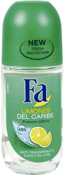 Fa Caribbean Lemon Deodorant Roll-On (50 ml)