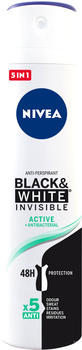 Nivea Black and White Invisible Active Spray (200ml)