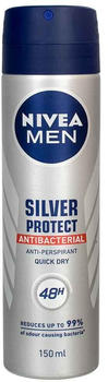 Nivea Men Silver Protect Antibacterial Anti-Perspirant (150ml)