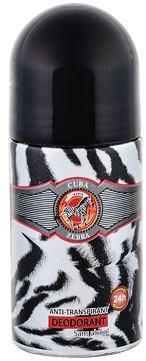 Cuba Jungle Zebra Antitranspirant-Deoroller für Damen (50 ml)