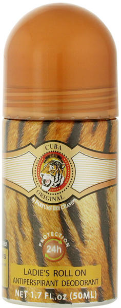 Cuba Jungle Tiger Antitranspirant-Deoroller für Damen (50 ml)