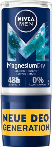Nivea Men Magnesium Dry Roll-On Deodorant (50ml)
