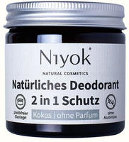 Niyok 2in1 Deocreme - Kokos | ohne Parfum Bio 40 ml