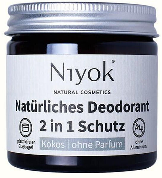 Niyok Natürliches Deodorant 2in1 Kokos (40 ml)