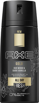 Axe Gold Oud Wood & Dark Vanilla Deodorant & Bodyspray (150 ml)