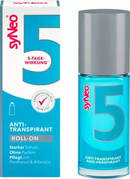 syNeo Deo Roll-On Antitranspirant ohne Parf&uuml;m (50 ml)