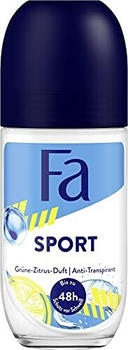 Fa Deo Roll-On Sport mit grünem Zitrus-Duft 48h (50ml)