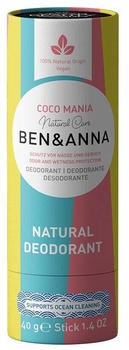 Ben & Anna Natural Deodorant Coco Mania Papertube (40g)