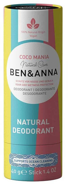 Ben & Anna Natural Deodorant Coco Mania Papertube (40g)