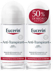 Eucerin Deodorant Antitranspirant Roll On 48 Hours (2 x 50ml)