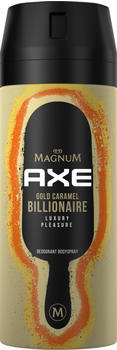 Axe Deodorant Bodyspray Gold Caramel Billionaire Magnum (150ml)