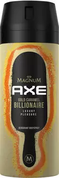 Axe Deodorant Bodyspray Gold Caramel Billionaire Magnum (150ml)