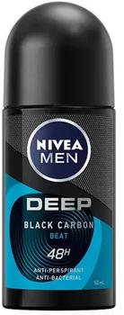 Nivea Men Deep Antiperspirant Black Carbon Roll-on (50 ml)