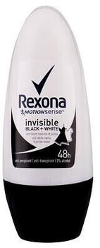 Rexona MotionSense Invisible Black & White Roll on (50ml)