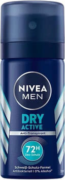 Nivea MEN Deo Spray Dry Active Anti-Transpirant Mini (35 ml)