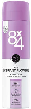 8x4 Spray No.4 Vibrant Flower Deodorant (150 ml)
