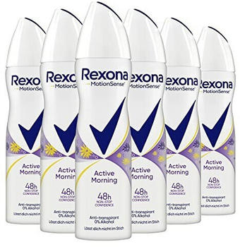 Rexona MotionSense Anti-Transpirant Spray Active Morning (6 x 150ml)