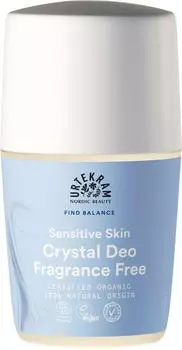 Urtekram Fragrance Free Crystal Deo Roll On (50ml)