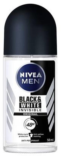 Nivea Roll-on Deodorant Men Black & White Invisible (50 ml)