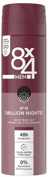 8x4 Spray No.18 Million Nights Deodorants (150 ml)