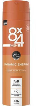 8x4 Men No.20 Dynamic Energy Deodorant Spray (150ml)