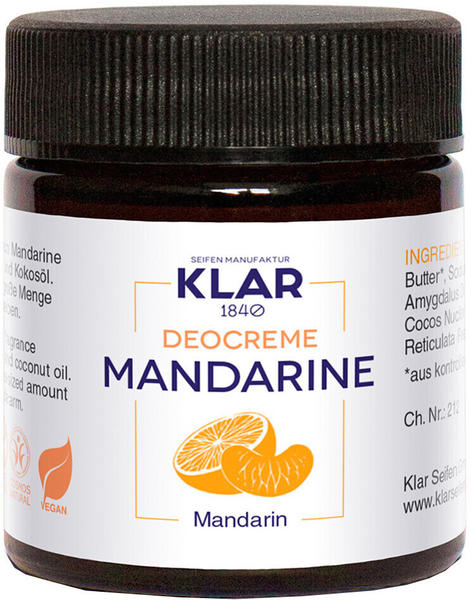 KLAR Seifen Deocream Mandarine (30 ml)