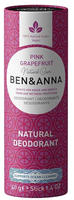 BEN & ANNA Natural Deo Papertube - Pink Grapefruit, Grundpreis: &euro; 132,50 / kg